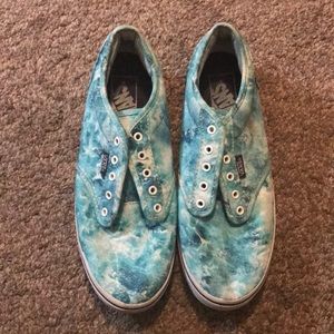 Low Cut Vans (water themed)